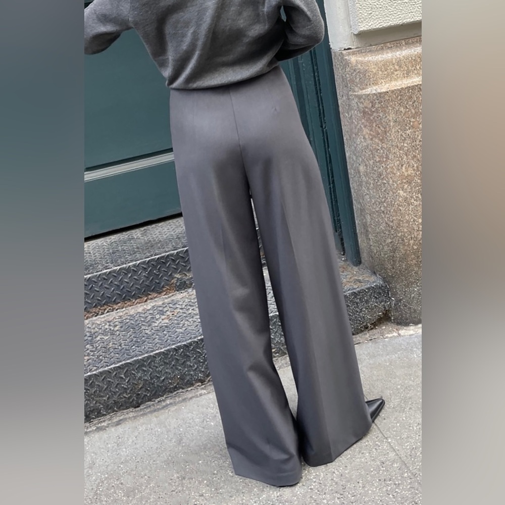 Oak & Fort SUPER HIGH-RISE WIDE LEG SUITING PANT - Picture 2 of 8